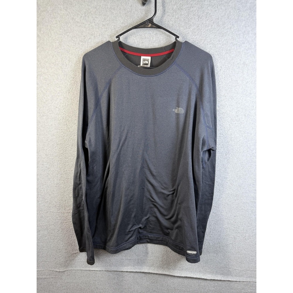 The North Face Shirt Mens Large Gray VaporWick Long Sleeve Performance Top
